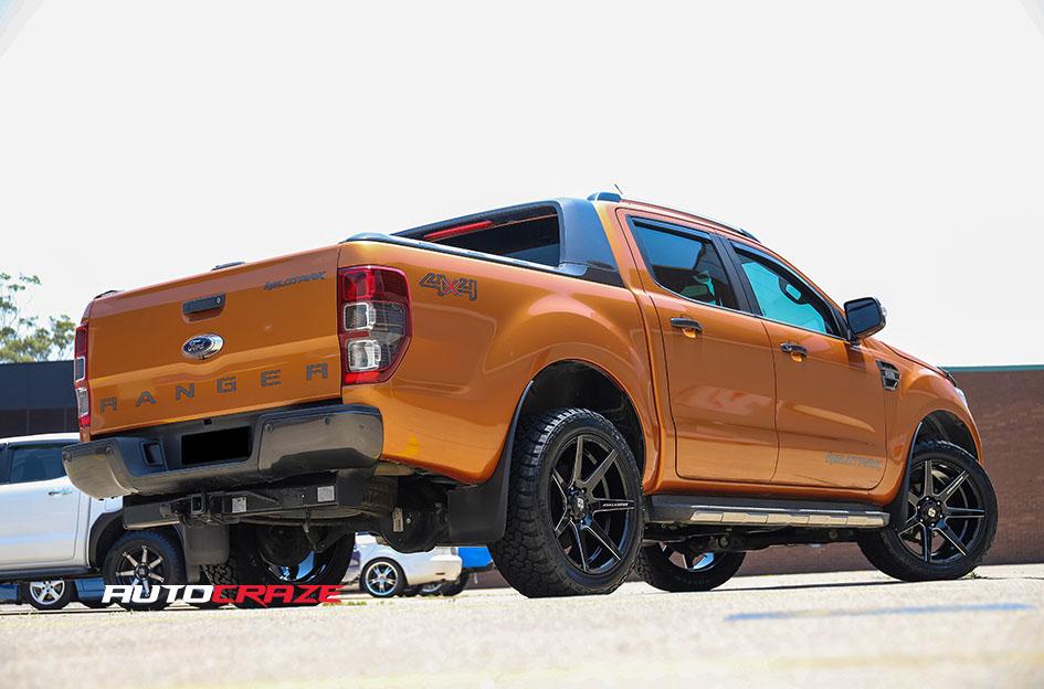 FORD RANGER AVALANCHE GLOSS BLACK MILLED ACCENTS